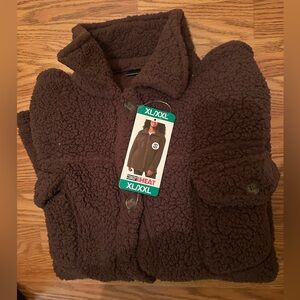 Brown Sherpa Jacket XL/XXL brand NWT
